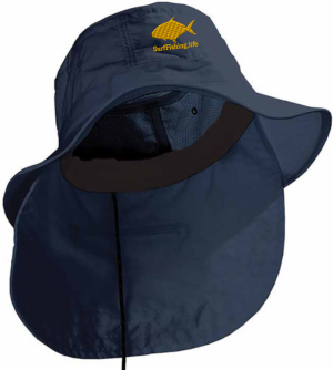 Pompano Embroidered Extreme Surf Fishing Cap with cord
