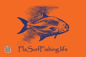 FLA VINTAGE POMPANO FLAG 12"X18" DOUBLE SIDED FLAG