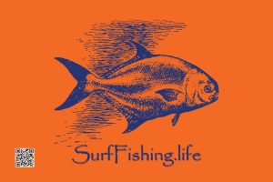 VINTAGE POMPANO FLAG 12"X18" DOUBLE SIDED FLAG