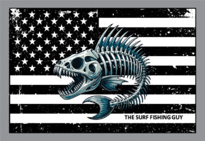 SKELETON FISH WITH FLG