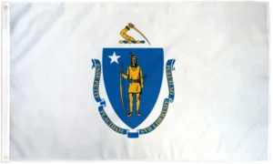 MASSACHUSETTS FLAG 2' X 3'