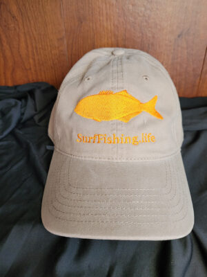 BLUEFISH EMBROIDERED KHAKI DAD HAT