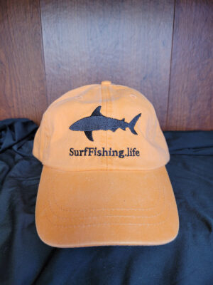 SHARK EMBROIDERED ORANGE GAL HAT
