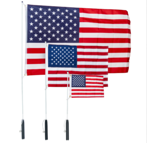 Marine Ready Fiberglass Boat Flagpoles