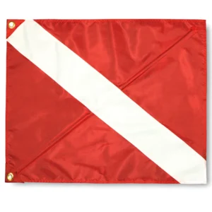 Diver Down Warning Flag   20in x 24in
