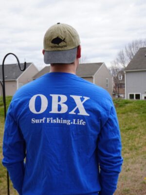 OBX LONG SLEEVE COMFORT COLORS T - ROYAL BLUE