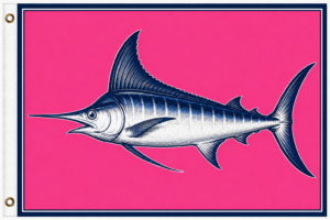 Pink Swordfish Flag | Tournament Series™