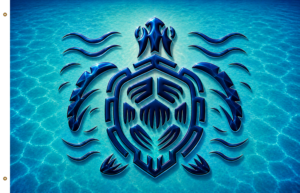 Tribal Turtle Flag