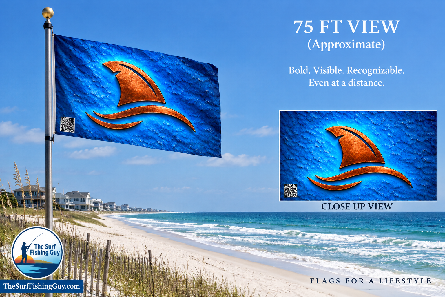 COPPER SHARK FIN FLAG - Image 2