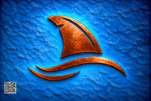 COPPER SHARK FIN FLAG